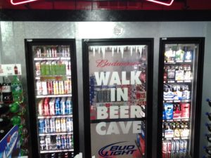 walk-in beer cooler